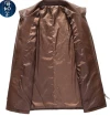 Men's casual leather jackets, new pu jackets for men, European and American motorcycle suits, single-lining fabric fitted leather jackets details Picture